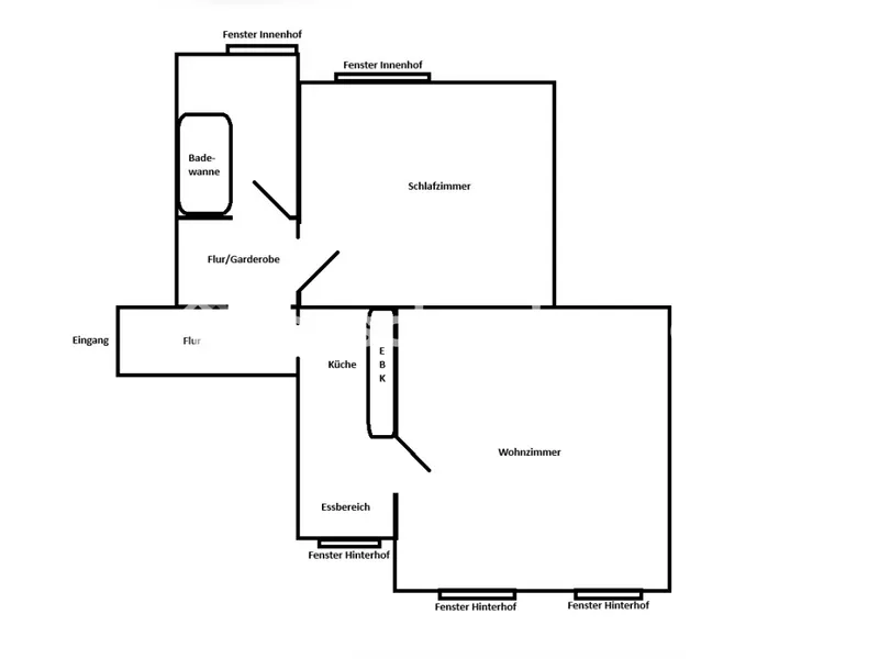 Tauschwohnung: Schicke ruhige Altbau Hinterhof Wohnung mitten im GraefeKiez — photo 1